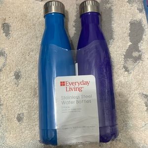 Every day living stainless steel water bottle